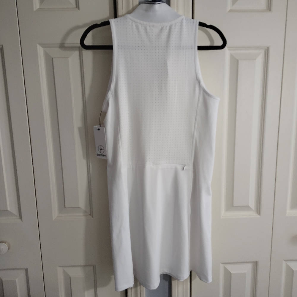 90 Degree by Reflex Lux Monet Tennis Dress White L - Picture 3 of 8